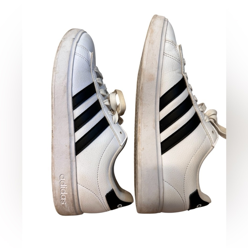 adidas Grand Court sneakers, black stripes size 7 - Picture 5 of 7